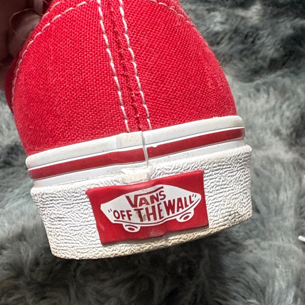 Vans Red Athletic Shoes for Women - Picture 4 of 5